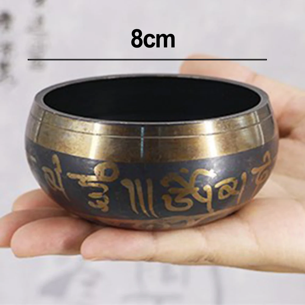 

Тибетская звуковая чаша из Непала ручной работы, Будда, чаша для йоги, медитации, ручной работы, чаша для песен из латуни, музыкальная терапи...