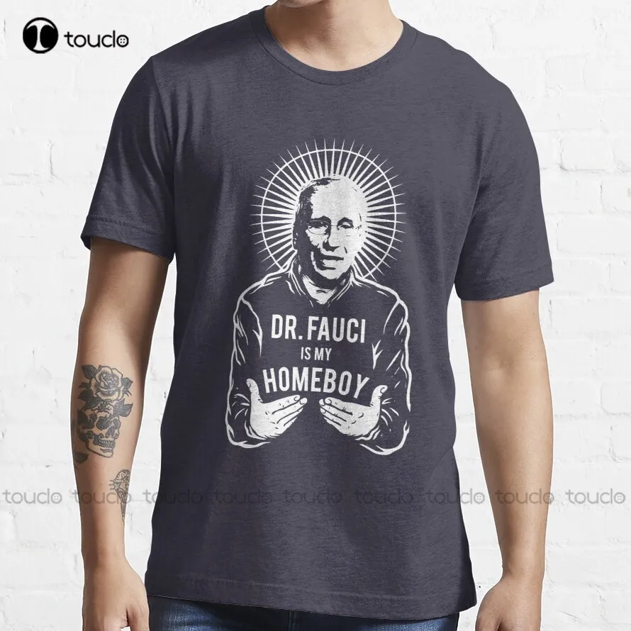 

Dr. Fauci Is My Homeboy Dr Fauci Wash Your Hands T-Shirt White Undershirts Men Cotton Outdoor Simple Vintage Casual Tee Shirts