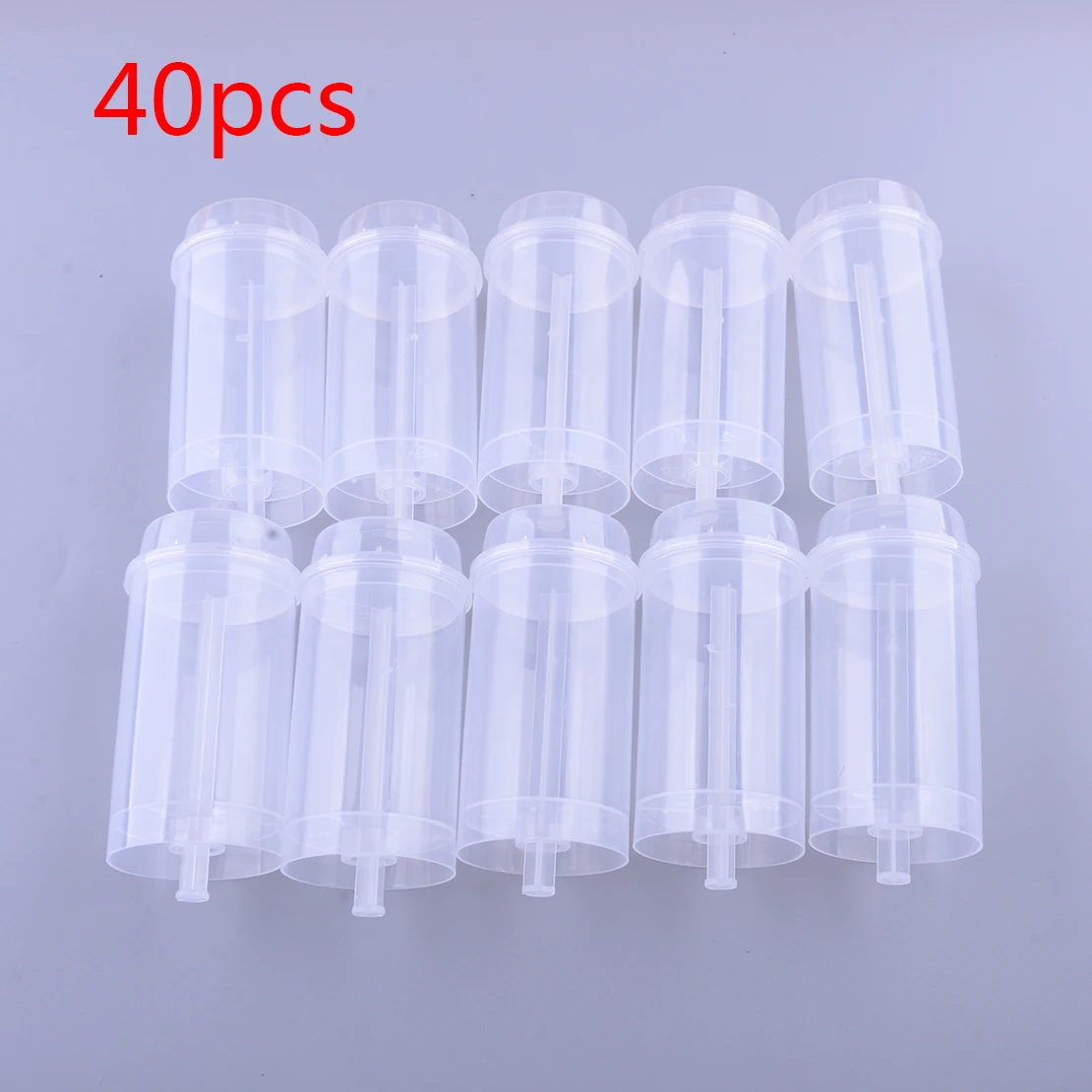 

40Pcs Anti-skid DIY Pushable Push Up Pop Cake Holders Containers for Cheesecake Mousse Pudding Ice-creams Jelly Transparent PP