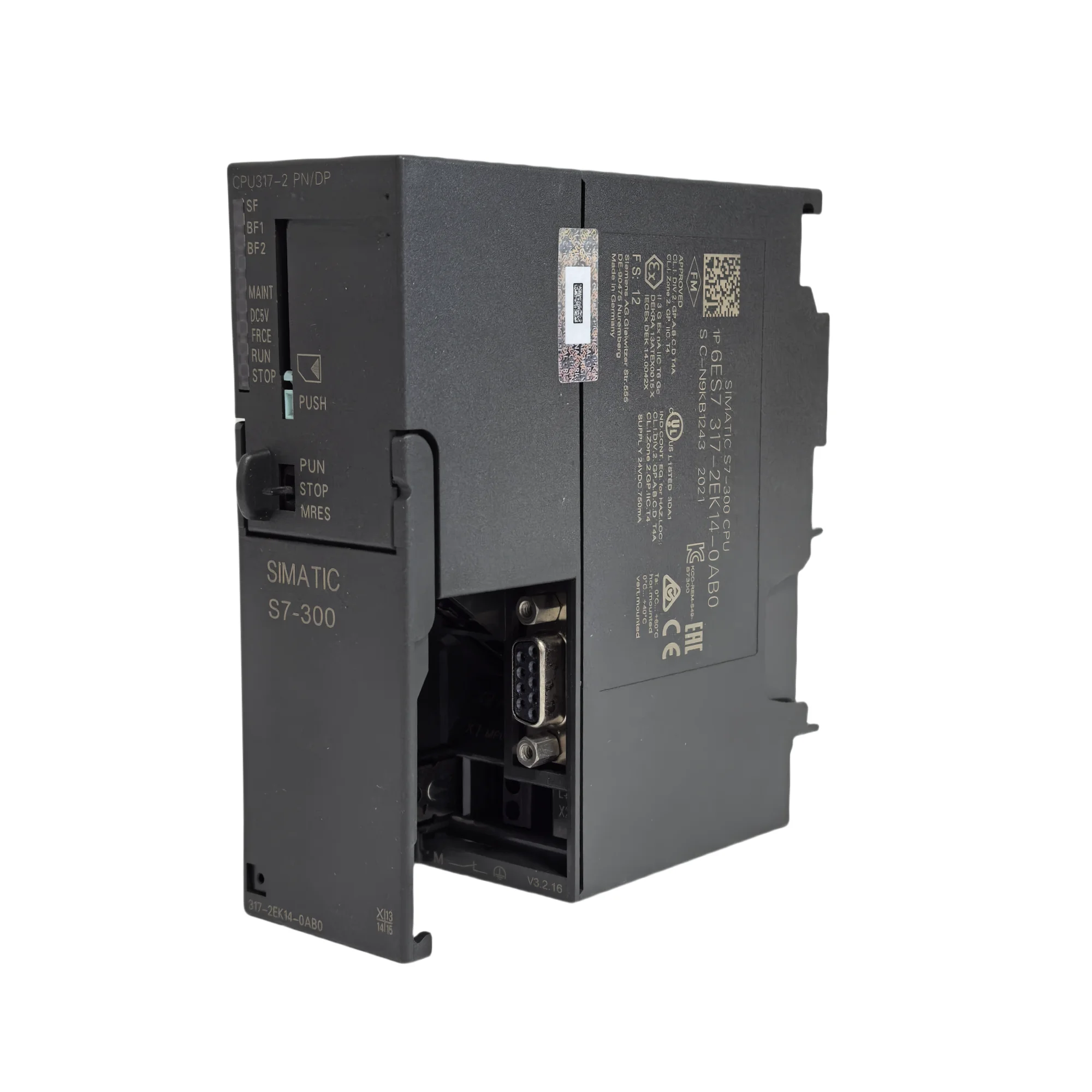 Модуль центрального блока обработки 6ES7317-2EK14-0AB0 Simatic S7-300CPU317-2PN/DP