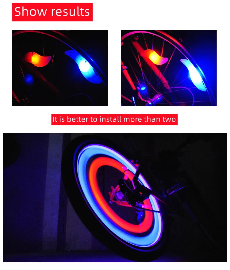 

Mountain bike night riding radiation lamp