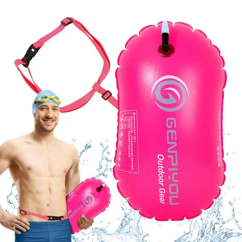 

Swim Buoy Float Safety Float Highly Visible Buoy For Swim Training Light And Visible Swim Bubble Safe Swim Training Open Water