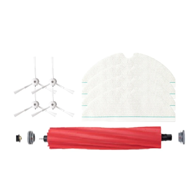 

9PCS Main Side Brush Disposable Mop Cloth For Roborock T8 / Q7 Max / Max+ Robot Vacuum Cleaner Spare Parts