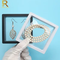 jewelry necklace pendant display stand transparent pe film suspended case bracelet watch hang rack earrings ring gemstone holder