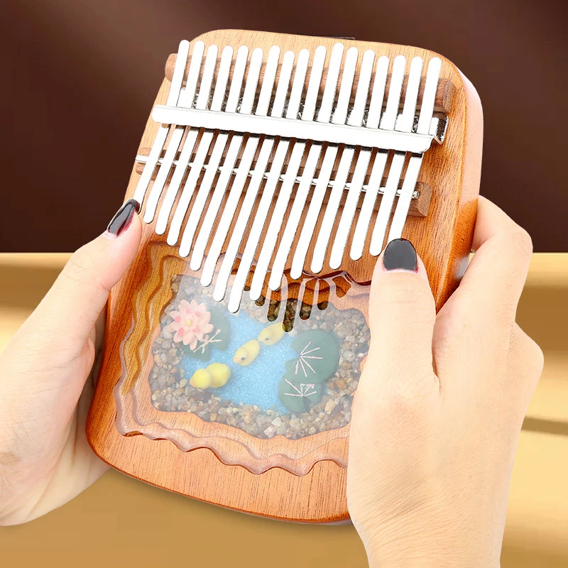 

Профессиональная деревянная клавиатура Kalimba, 17 клавиш, пианино, музыкальная клавиатура, подарок на любовь, мини-кулимба, детская игрушка, музыкальная клавиатура Teclado