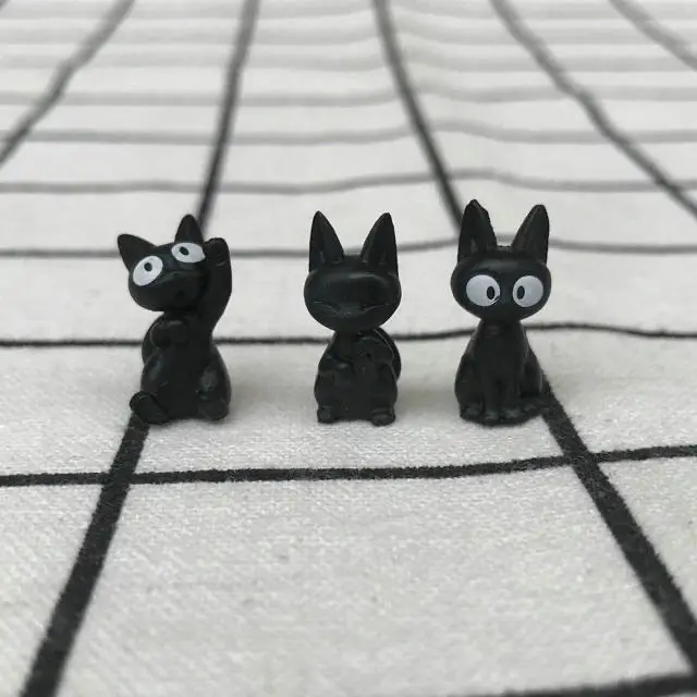 

Cute Black Cats Blind Box Guess Bag Creative Japanese Style Handmade Children Birthday Gifts Decor Desktop Models 2022 Hot Sale