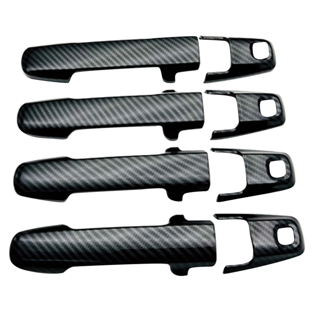 

Накладка на дверную ручку из углеродного волокна для Suzuki Spacia Gear MK532, декоративная наклейка, внешние аксессуары