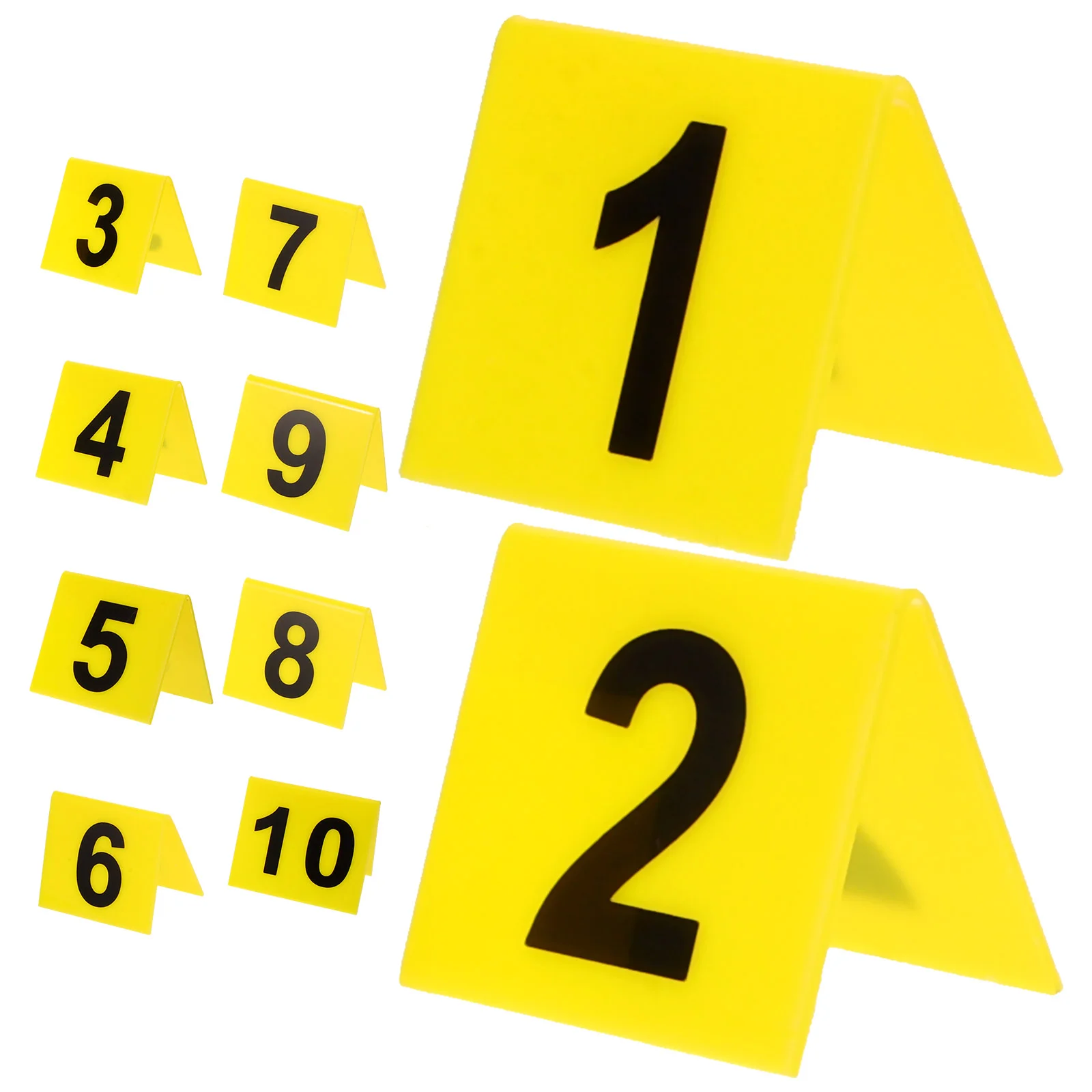 

Signage Compact Number Marker Acrylic Evidence Multi-function Table Numbers Wedding Signs