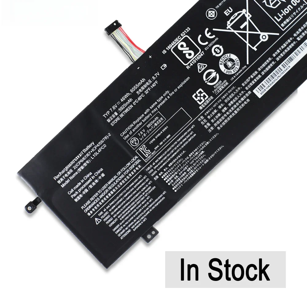 НОВЫЙ аккумулятор для ноутбука L15L4PC0 Lenovo IdeaPad 710S-13ISK 710S-13IKB V730-13 K22-80 XiaoXin Air 13IKB Pro 13