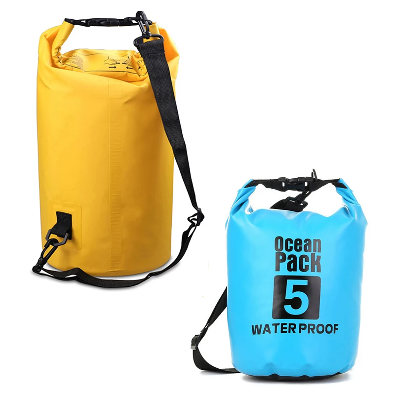 

Водонепроницаемые сумки-ведра, 5 л, морская сумка, сумка для плавания на открытом воздухе, плавающая сумка для рафтинга