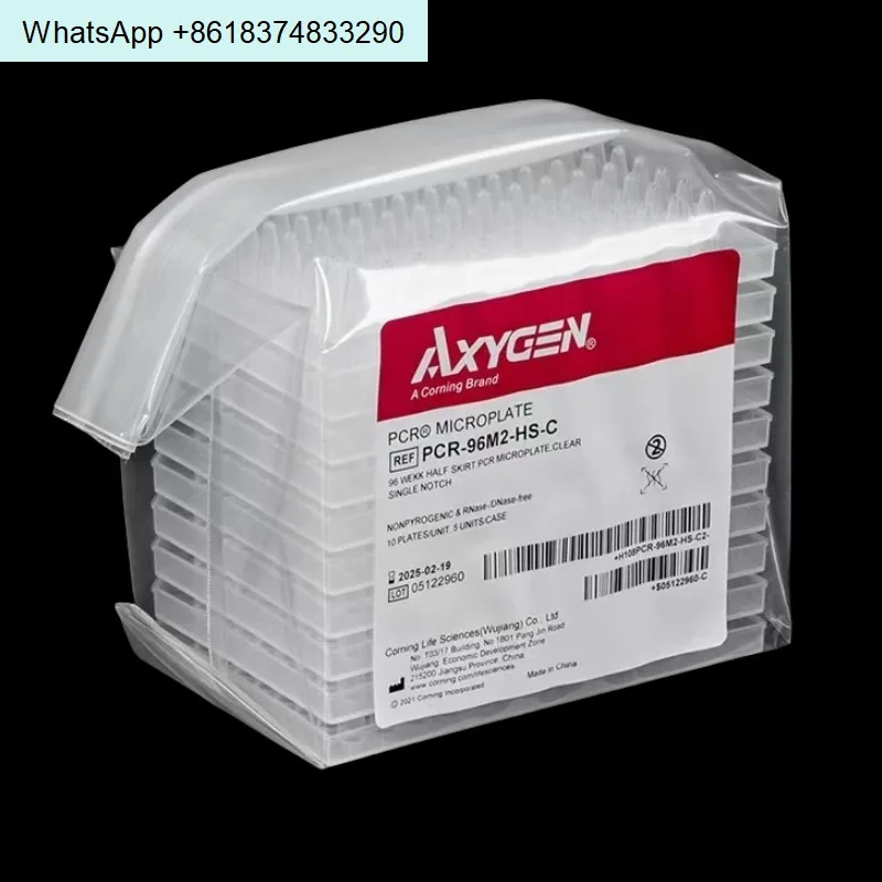 Фото Пластина для ПЦР Axygen 0.2 мл, 96-луночная, PCR-96M2-HS-C, реакционная пластина PCR-96-FLT-C №1