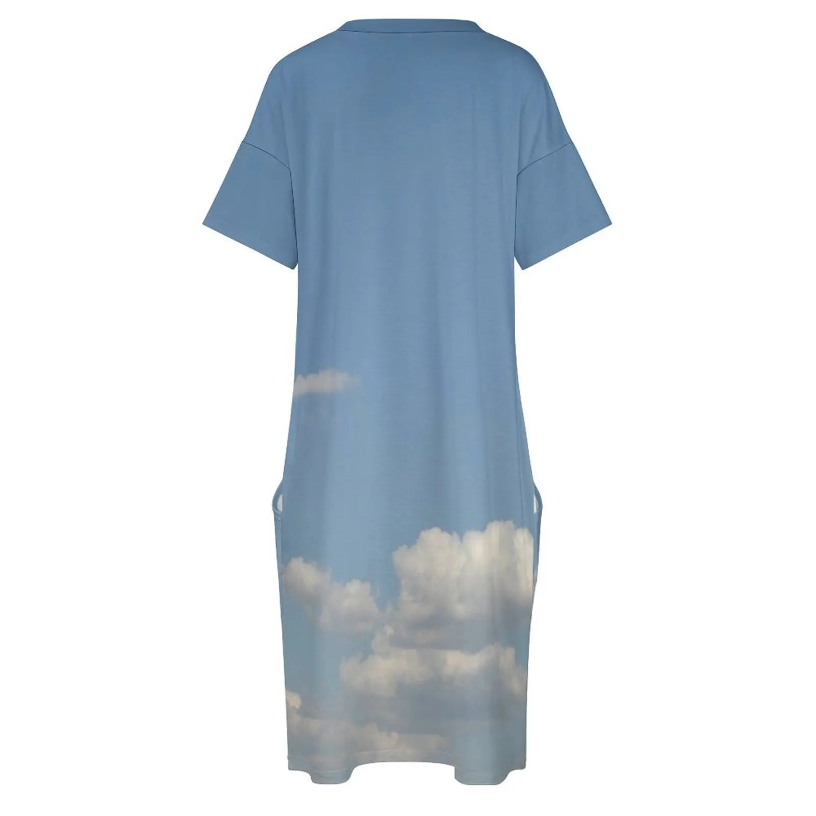 Небо свободное платье с карманами женские платья лето 2020 женское вечернее 2025 г.