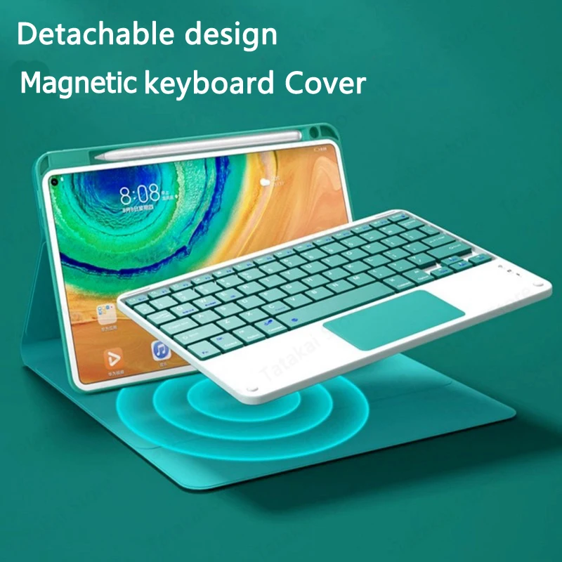 Чехол для клавиатуры Для Xiaoxin Pad 2022 чехол Teclado Lenovo P12 10 6 дюймовой Coque 128FU