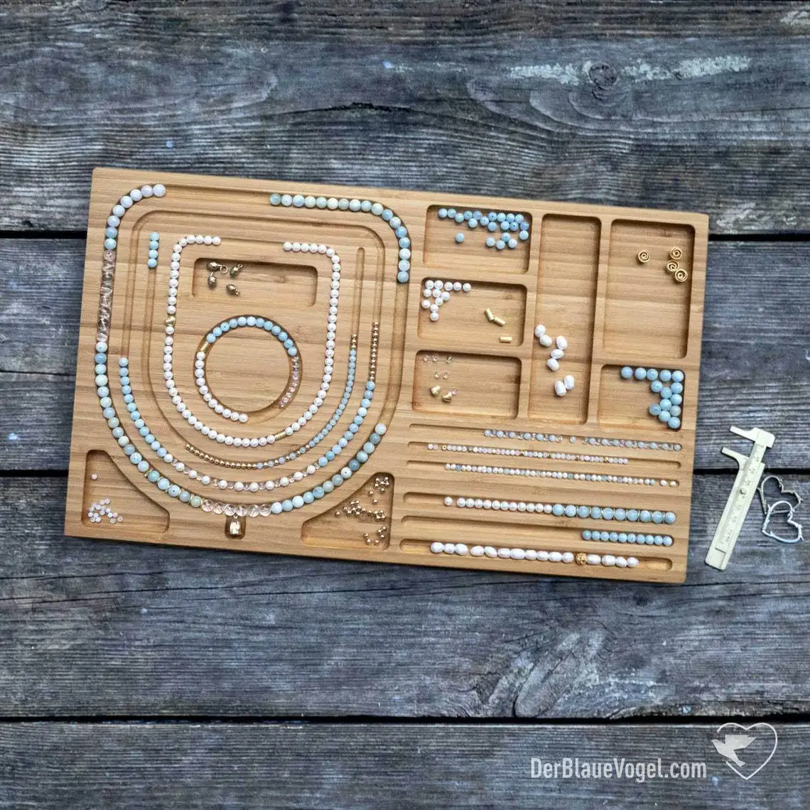 

Деревянные устойчивые доски для бисероплетения Ювелирная цепочка органайзер для бисероплетения лоток для самостоятельного изготовления ...