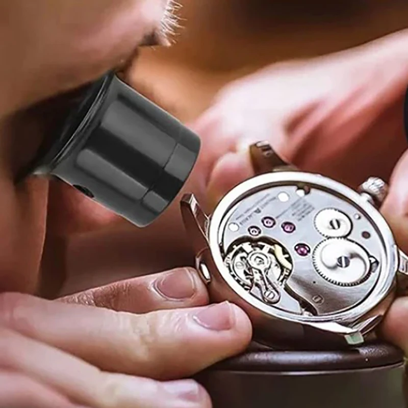 1/4 шт. 3x/5x/10x/15x/20x лупа для глаз лупы набор инструментов ремонта часов ювелирная