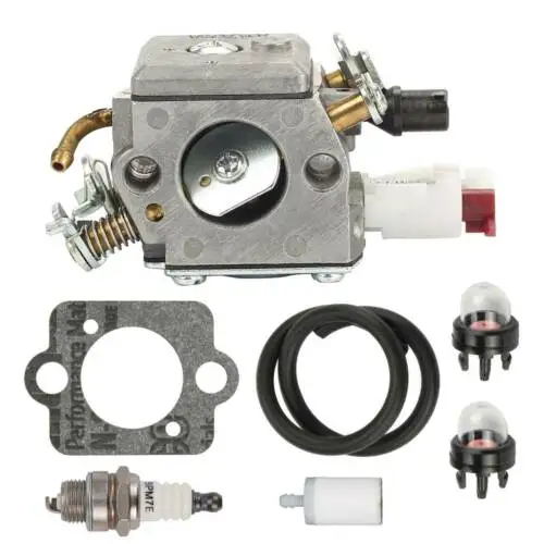 

Chainsaw Carburetor Kit For Husqvarna 340 345 350 Chainsaw C3-EL18B 5032832-08 Replacement Carburetor Kit Power Tool