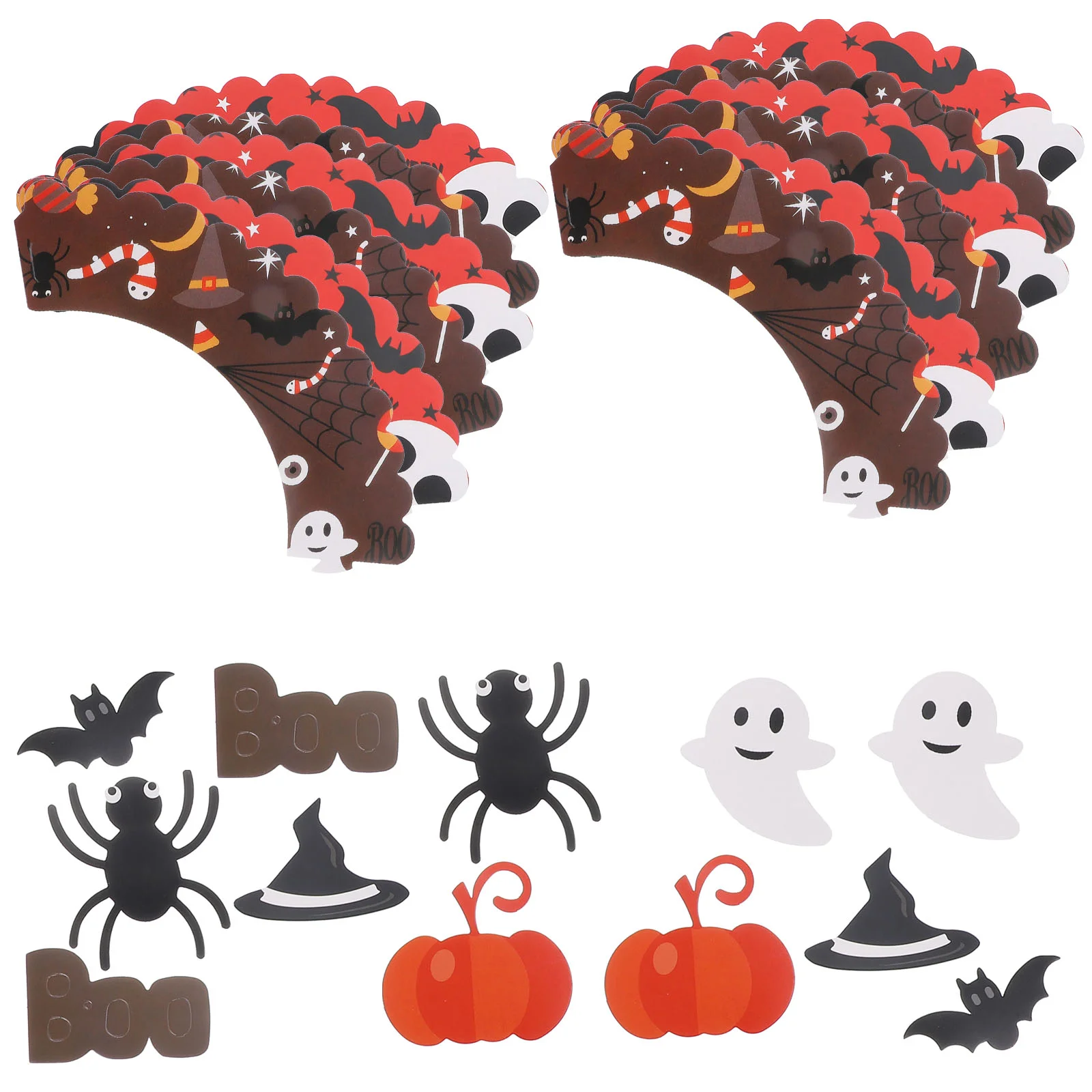 

Cupcake Wrapper Decor Toppers Baking Decor Insert Card Paper Wrappers