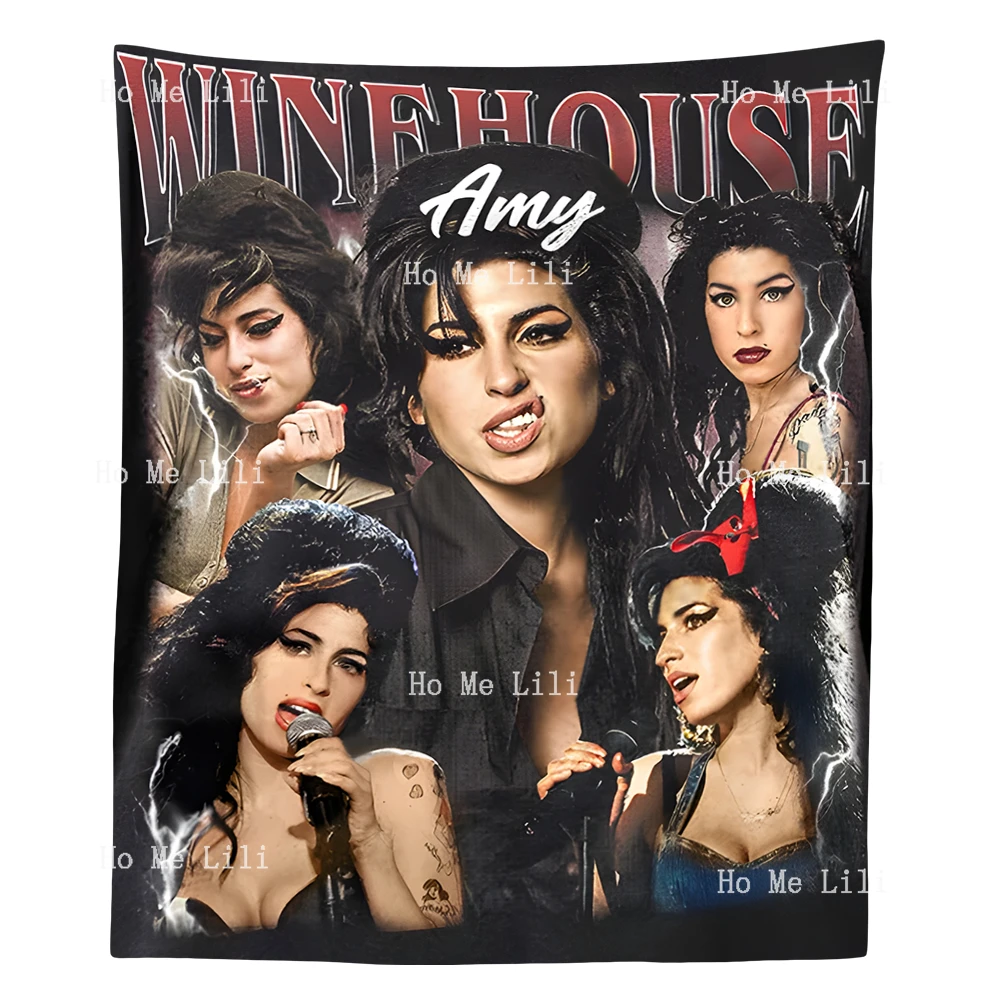 Эстетический настенный гобелен Amy Winehouse Tribute для спальни гостиной общежития