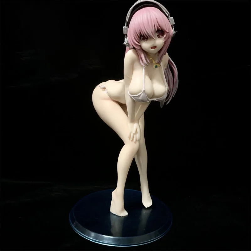 

Кавайная экшн-фигурка Супер Sonico из аниме, ПВХ игрушки, милый виртуальный идол, купальник, бикини, сексуальные куклы, декор комнаты, подарок н...