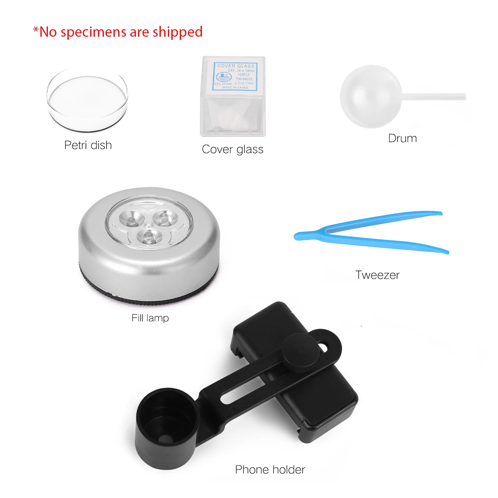 64x-2400x Монокулярный Оптический Микроскоп Для Школьного Образования И