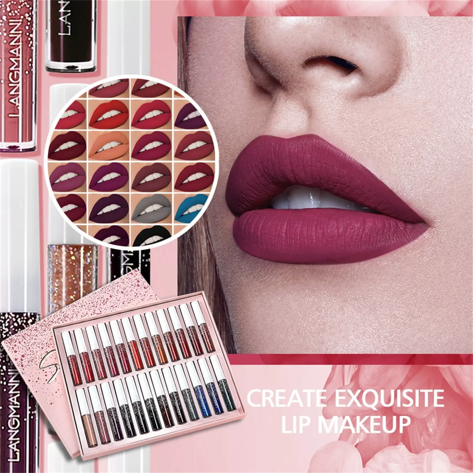 

NEW2023 Snowfry02 Lipstick Red Syrup for Coffee Non-Stick Lip Cup Durable Set Long-Lasting Gloss Make up Sets Cosmetics Kit for