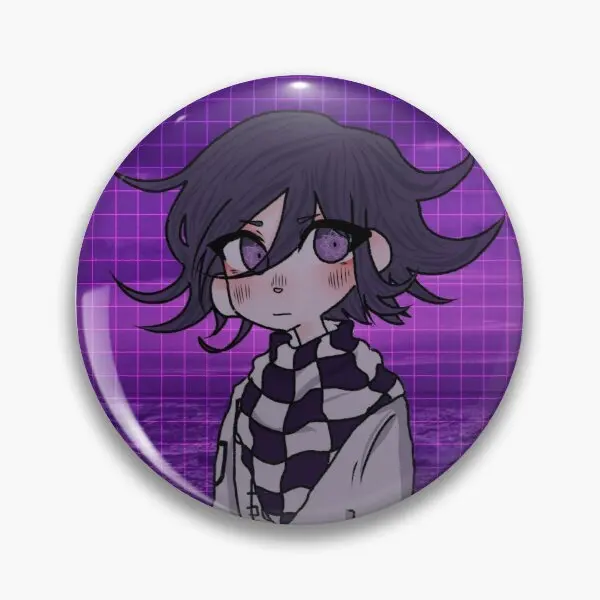 

Kokichi Ouma настраиваемая мягкая булавка для пуговиц, булавка для лацкана, металлическая Ювелирная брошь, креативный значок для одежды, модная М...
