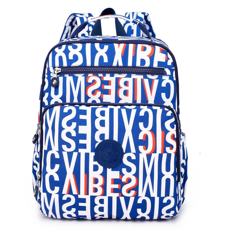 

14 Colors Letter Print Fashion back packs for girls Large Outdoor Travel Lady back bags University bagpack Casual woman backpack