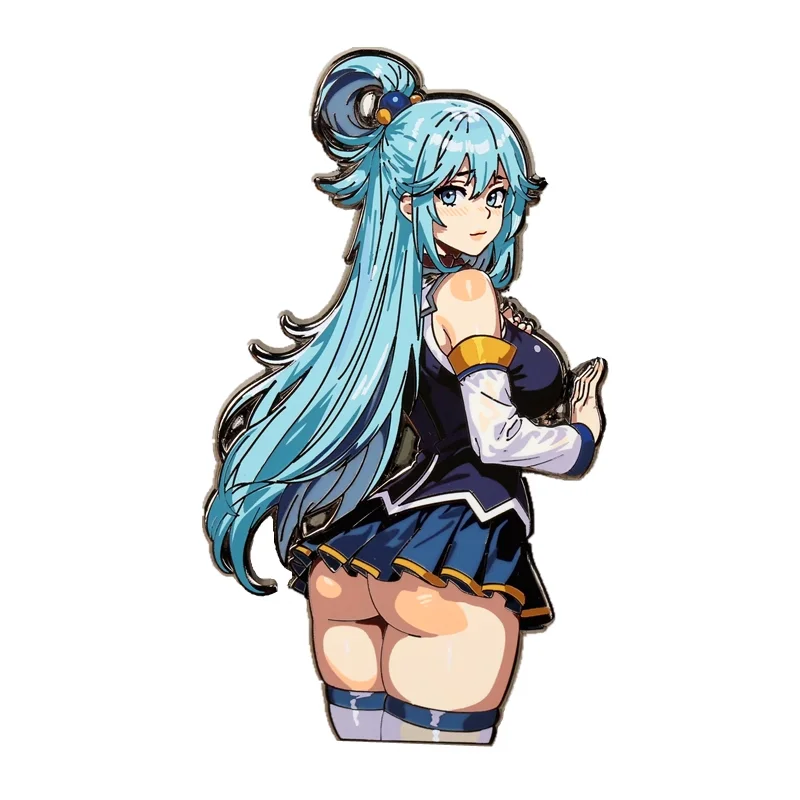 Аниме Рисунок Аква Высокое Качество Сплав Эмаль Ремесленные Броши Значок Рюкзак