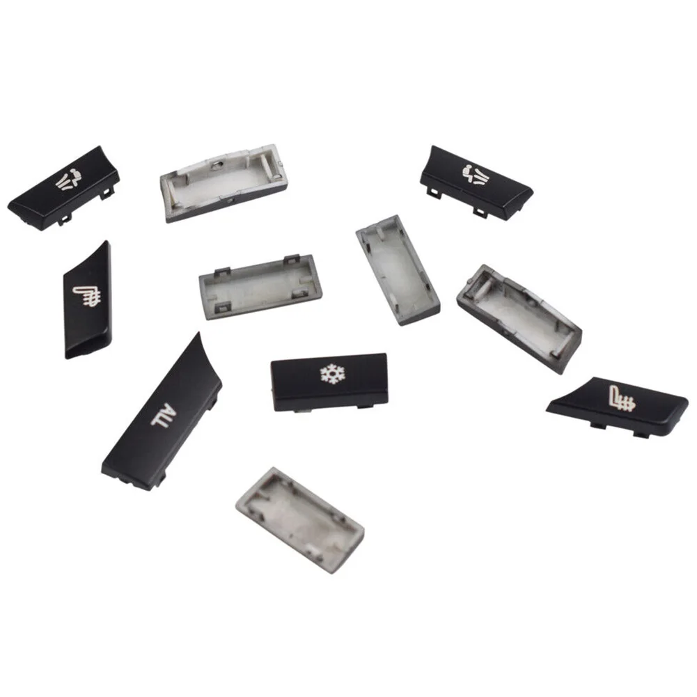 

11Pcs Button Key Cap A/C Heater Switch 61319313922 For BMW 5 Series F07 GT/F10/F11 6 Series F06/F12/F13 7 Series F01/F02