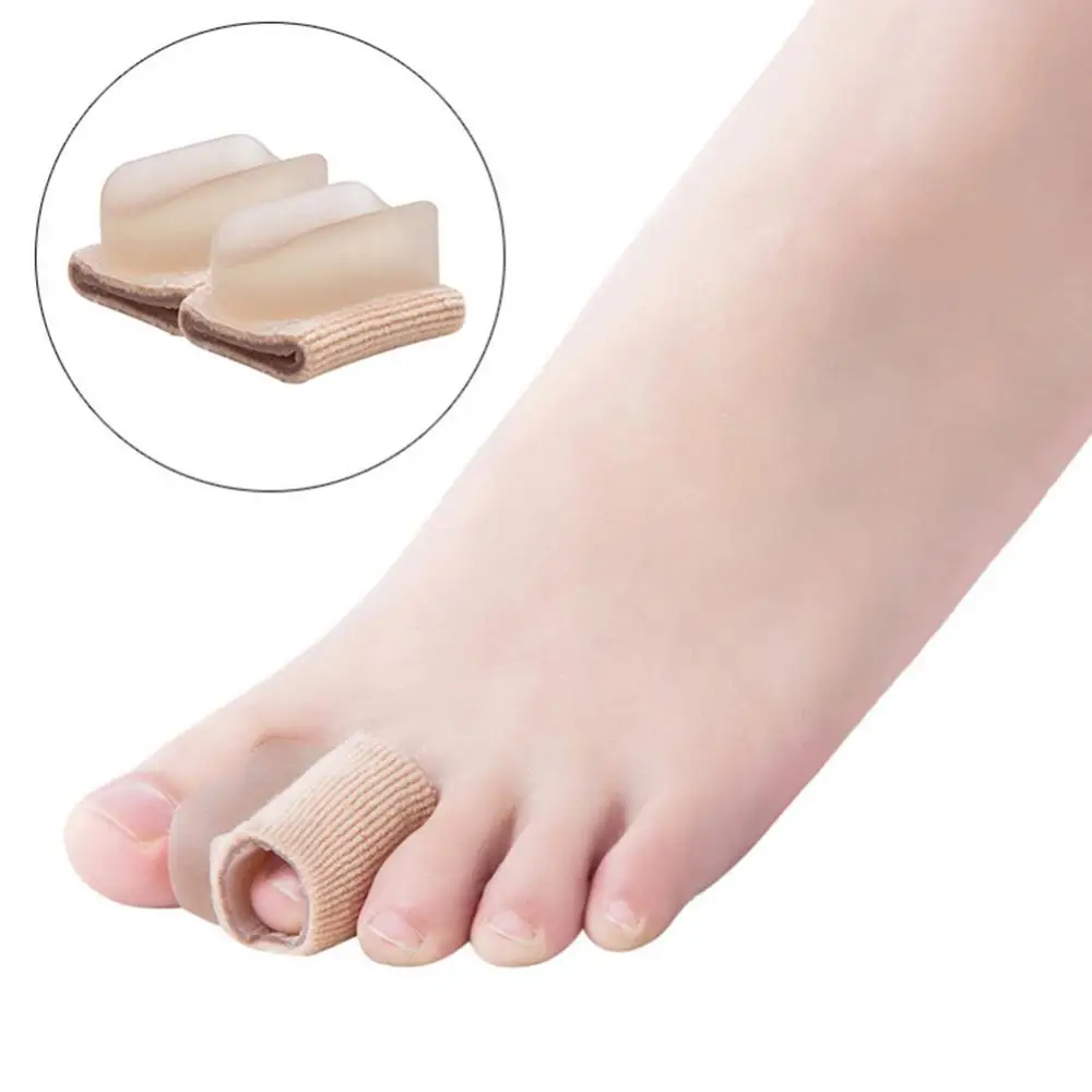 

Toe Separator Correction 2Pcs Bunion Hallux Valgus Sleeve Hammertoe Straightener