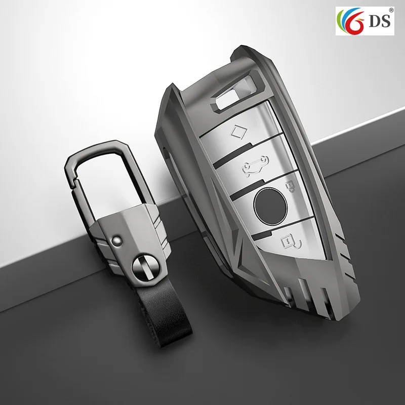 

Zinc Alloy Car Styling Key Case Key Cover Shell Protector for BMW X5 F15 X6 F16 G30 7 Series G11 X1 F48 F39 Keyless