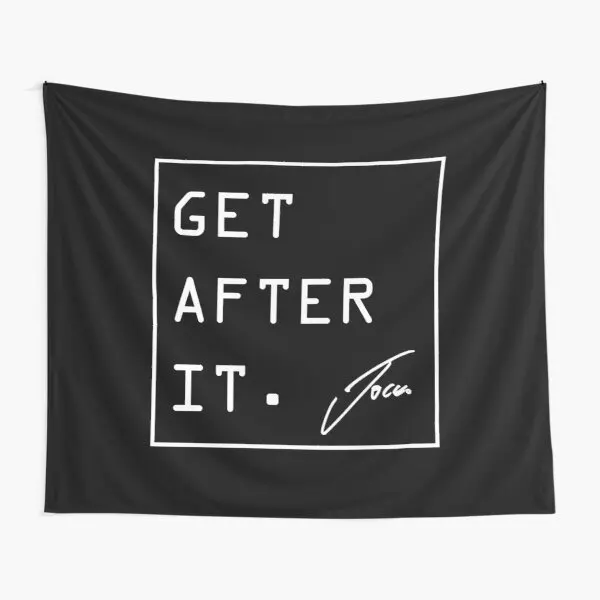 

Гобелен Get After It Jocko, художественное полотенце, красивое покрывало, декор для гостиной, путешествия, дома, настенное одеяло с принтом, цветное одеяло для йоги, коврик