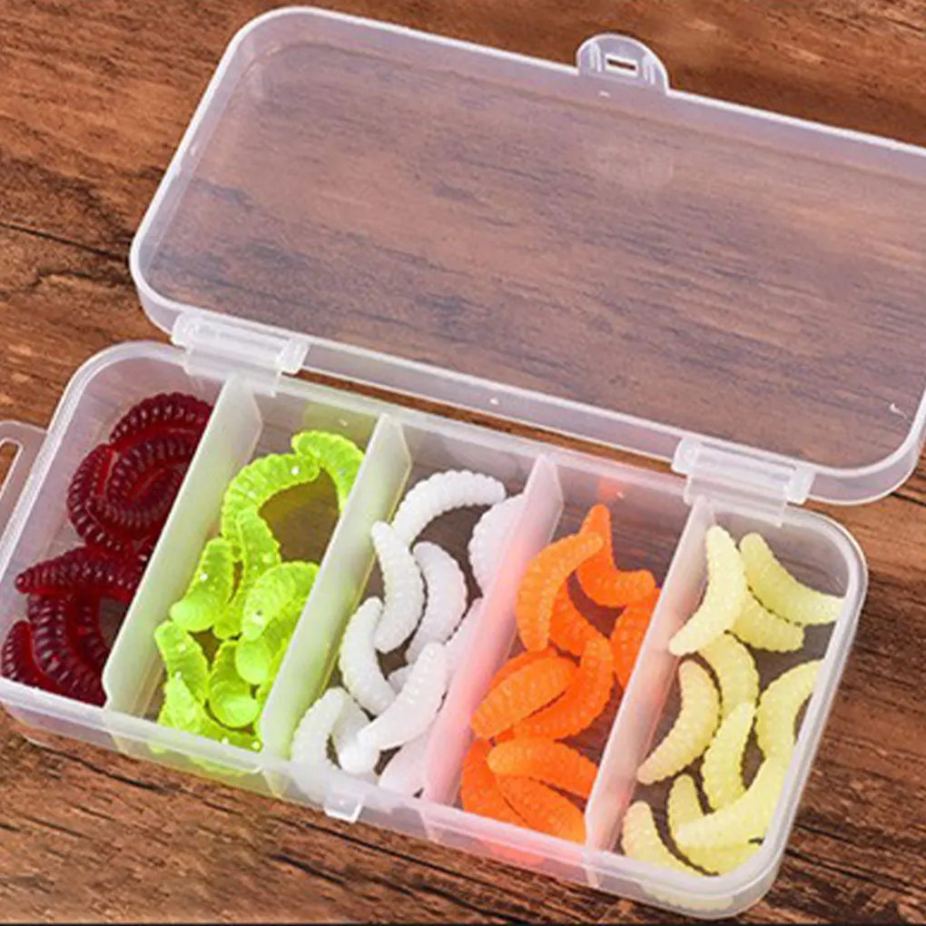 

2/3/5 50pack lot Realistic Appearance Fake Fishing Worms For Easy Freshwater Fishing And Can Be Selected as shown