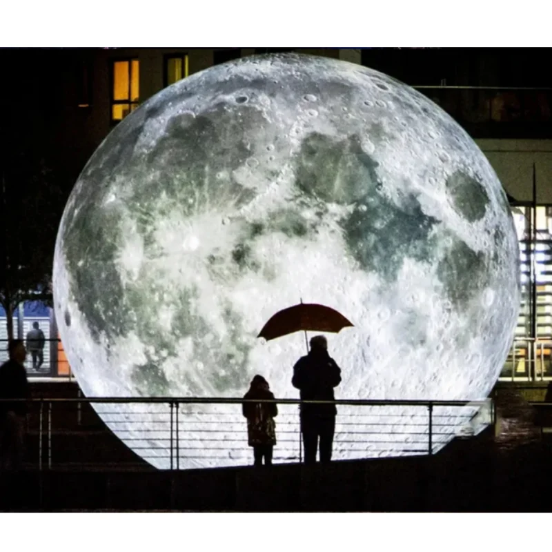 Надувной воздушный шар серии Universe с подсветкой выдувная модель планеты для сцены