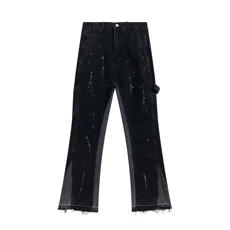 

2023 Gallery DEPT fashionable and popular spring and autumn painted flare high quality men's and women's street denim trousers