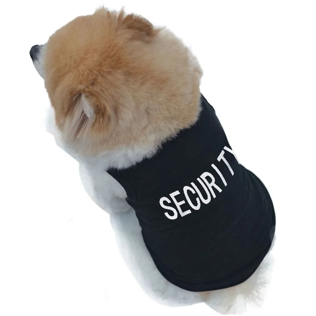 

Back Pet Cat Dog Clothes Vest Summer Unisex Puppy Dogs T Shirt Sleeveless Apparel Clothing Cute Wear for Small Doggy