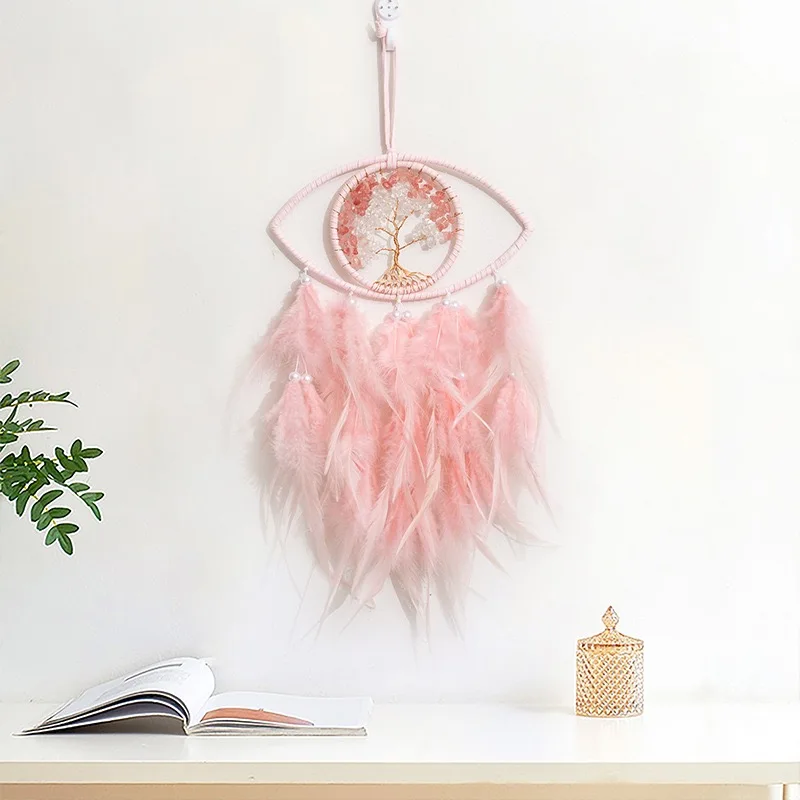 

Ловец снов "Древо жизни" с перьями