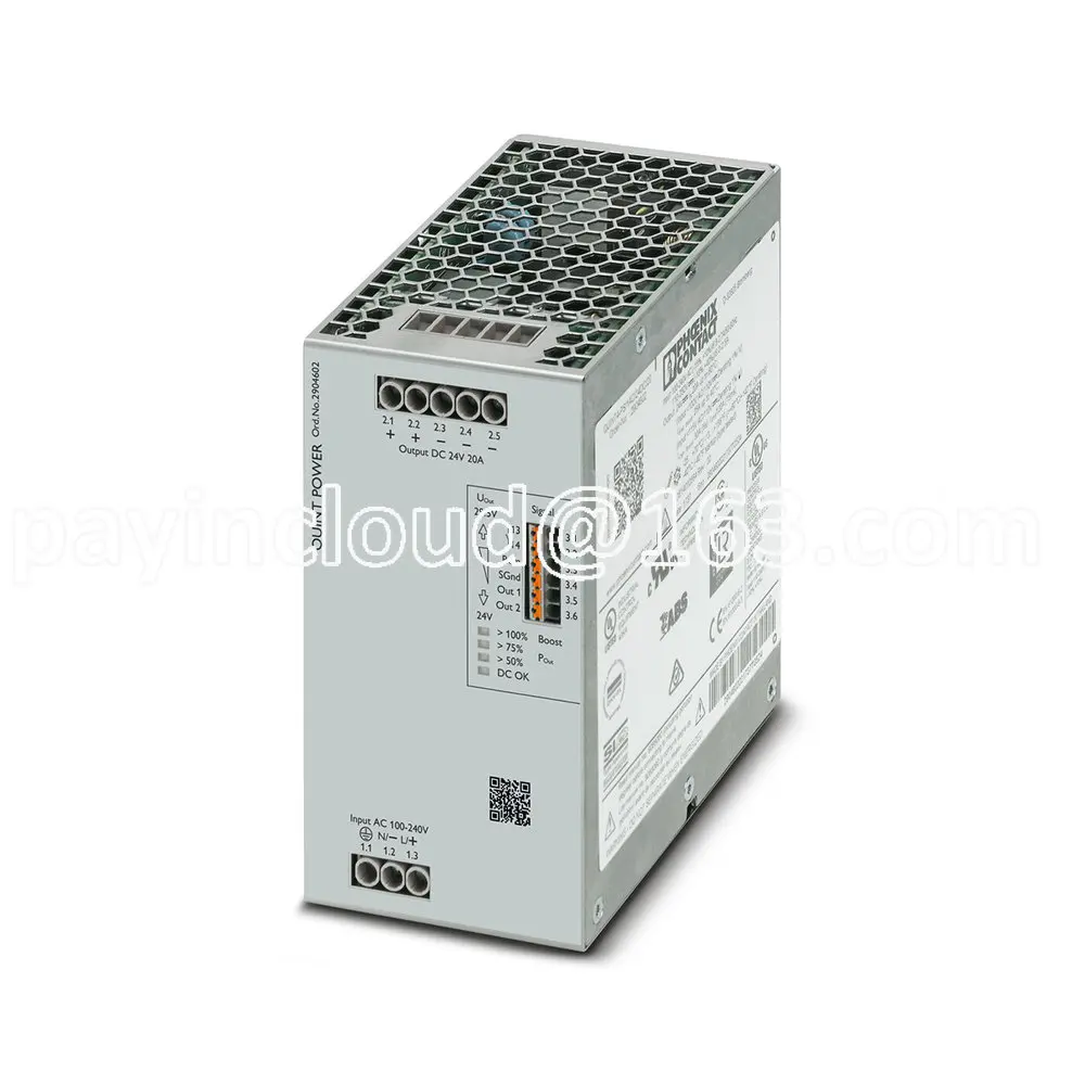 

for Phoenix Power Supply Output 24VDC/20A QUINT4-PS/1AC/24DC/20 QUINT POWER
