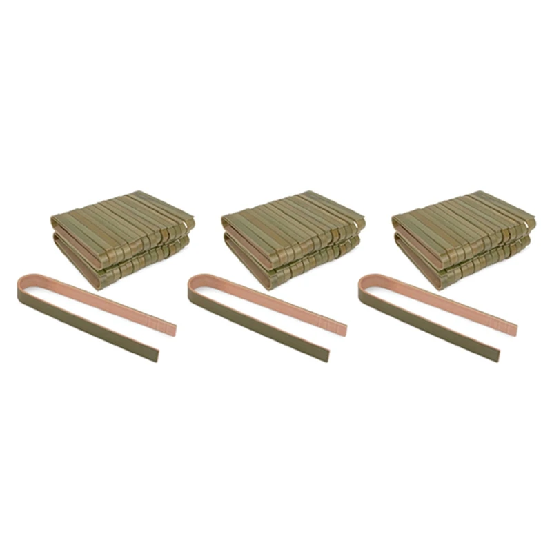 

Wooden Tongs For Cooking 120Pcs Mini Toaster Tongs, Mini Bamboo Tongs For The Kitchen Planet-Friendly And Light Weight-FS-PHFU