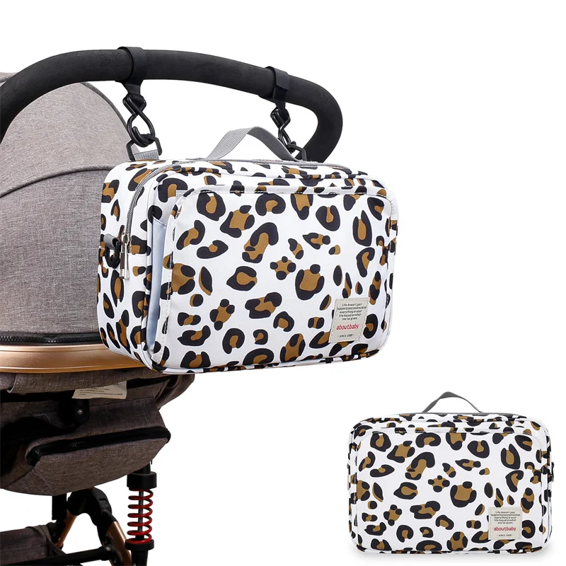 Mummy Bag Baby Stroller Organizer Bag Bottle Holder Stroller Baby Car Diaper Bag Waterproof Travel Maternity Totes Shoulder Bag