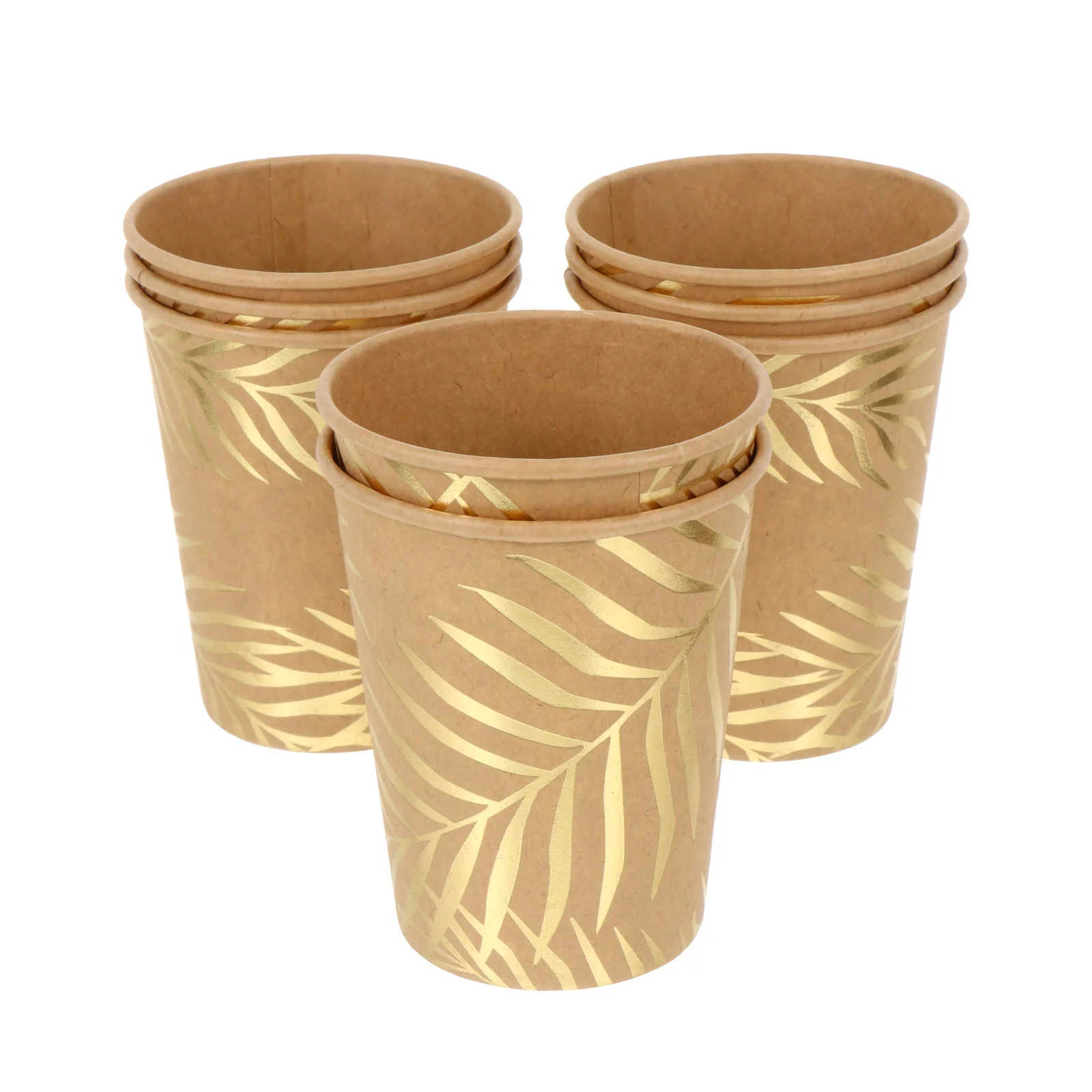 

8 Kraft Paper Cups Tea Party Paper Cups Coffee Cups Bathroom Paper Cups Wedding Paper Cups