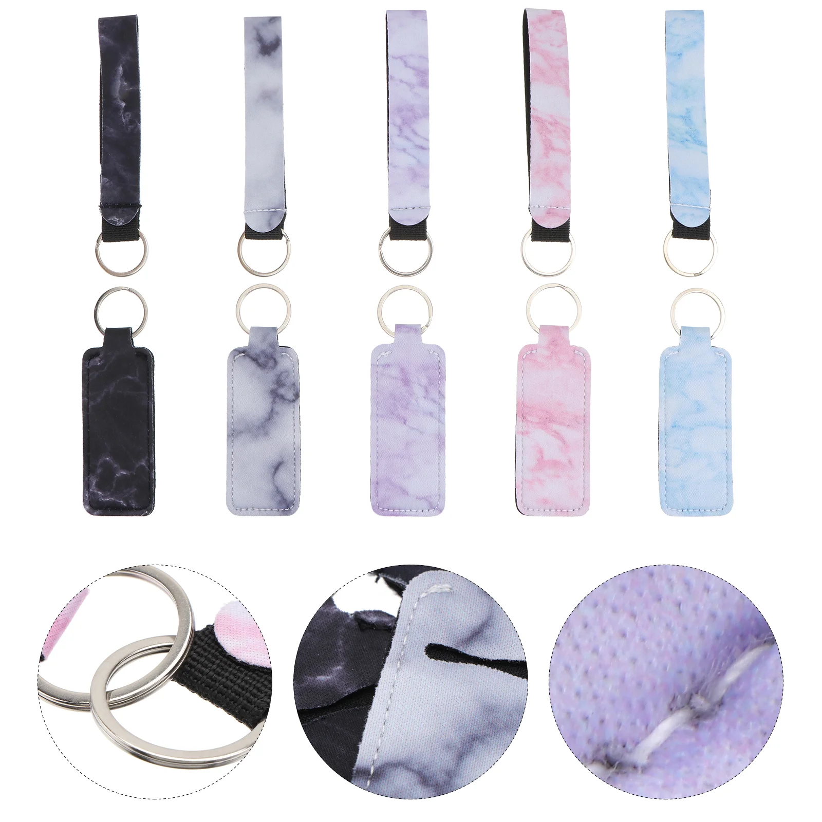 

Bottle Keychain Holder Cover Travel Bottles Dispenser Refillable Squeezelotion Lip Pump Case Size Hand Balm Lipstick Empty