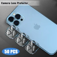 50pcs camera tempered glass for iphone 11 12 pro max mini full cover lens screen protector for iphone 13 pro max protective film