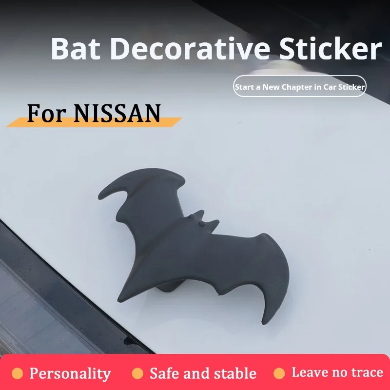 Фото For Nissan Teana Sylphy Pathfinder XTrail Qashqai Cube Juke Altima Sunny Slyphy Kicks Bat Stereo Car Sticker Car Roof Decoration №1