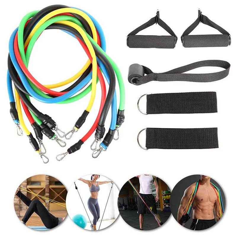 

Allenamento Elastico Resistance Belt Suit Allenamento Alla Resistenza 11 Pezzi Tuta Di Resistenza Tuta Fitness Corda Di Tensione