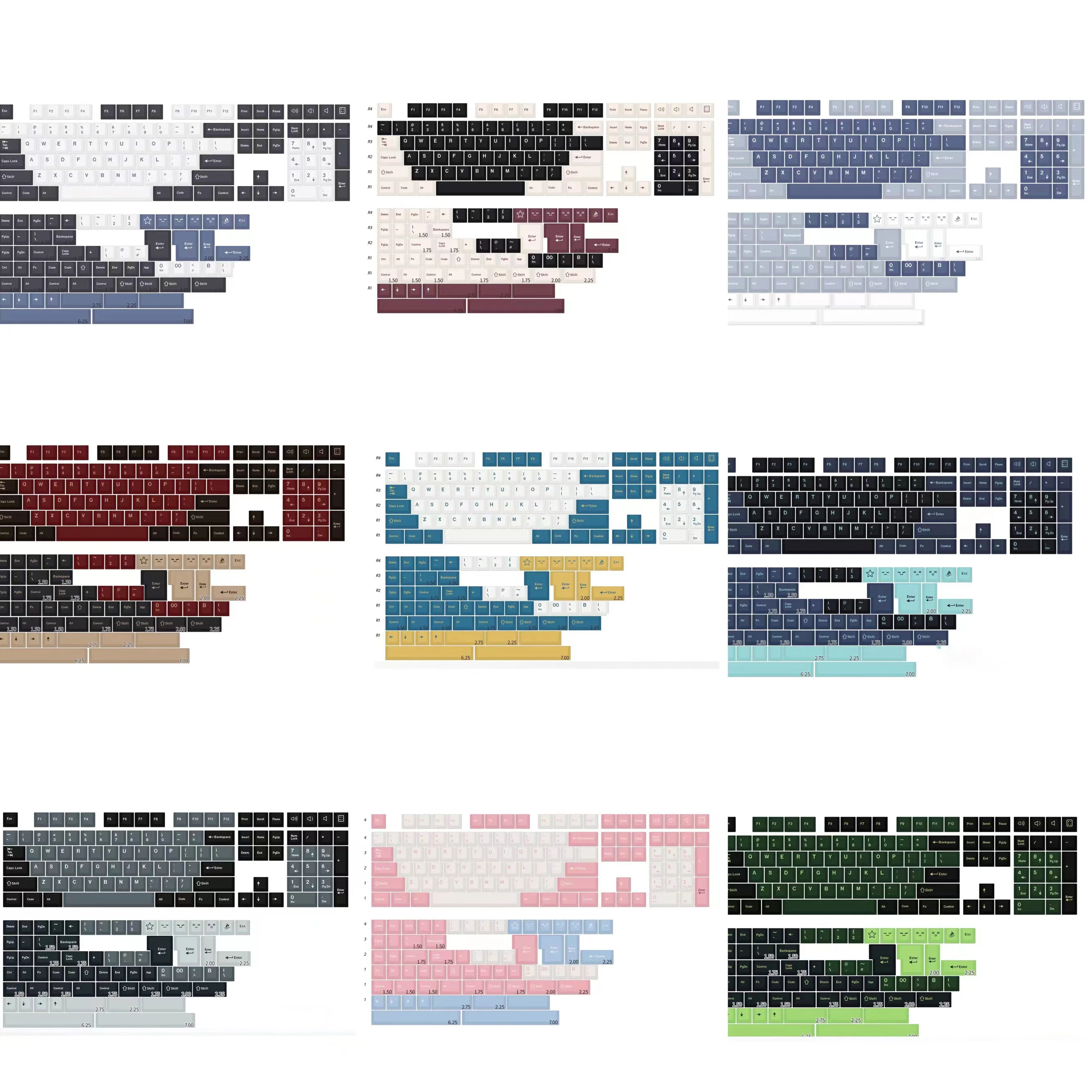 GMK Keycap Cherry Profile Double Shot PBT ABS колпачки для клавиш переключателя Mx механическая