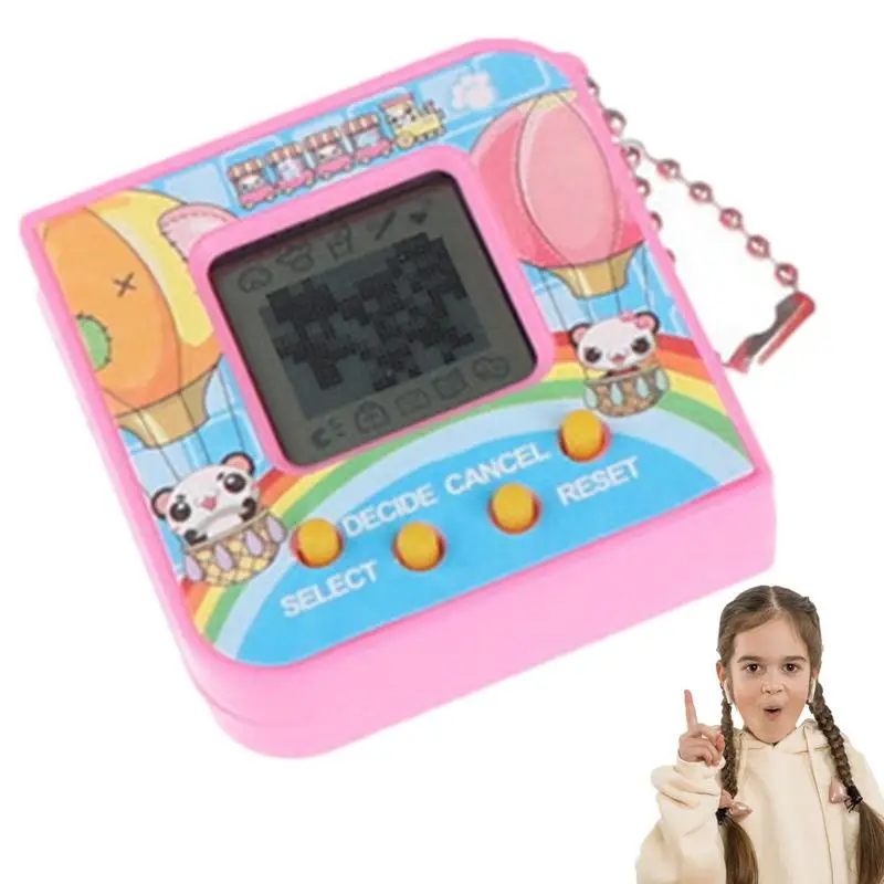 

Virtual Pets Keychain Electronic Digital Pets Keychain 168 Pets Pet Key Chain 90s Handheld Games Electronic Pets Game Keyring