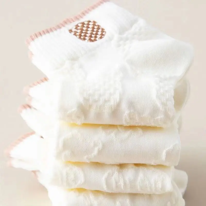 Женские короткие носки с принтом медведя 5/10 пар