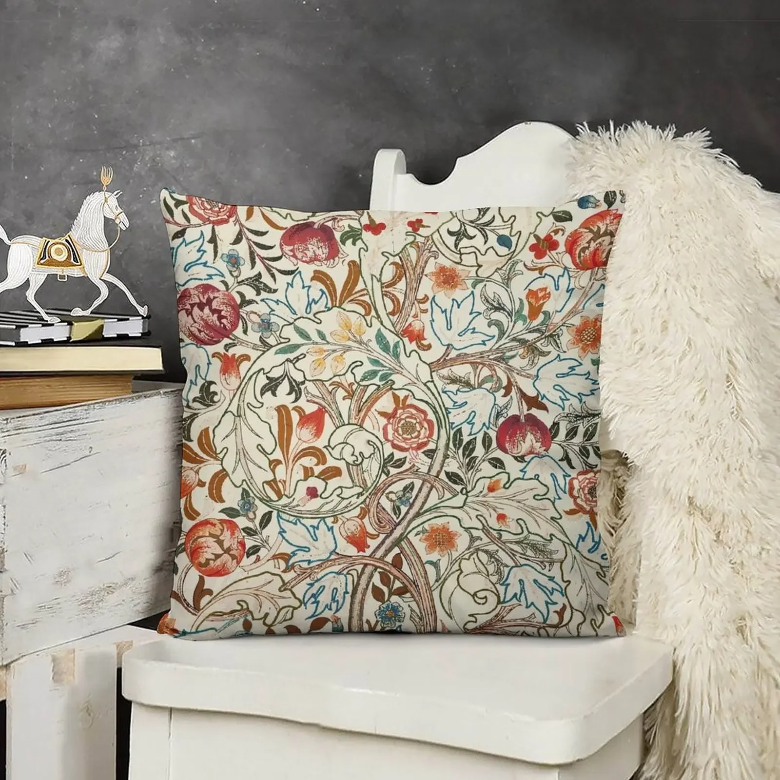 Уильям Моррис Викторианское искусство и ремесла Дизайнер движения Acanthus Portiere