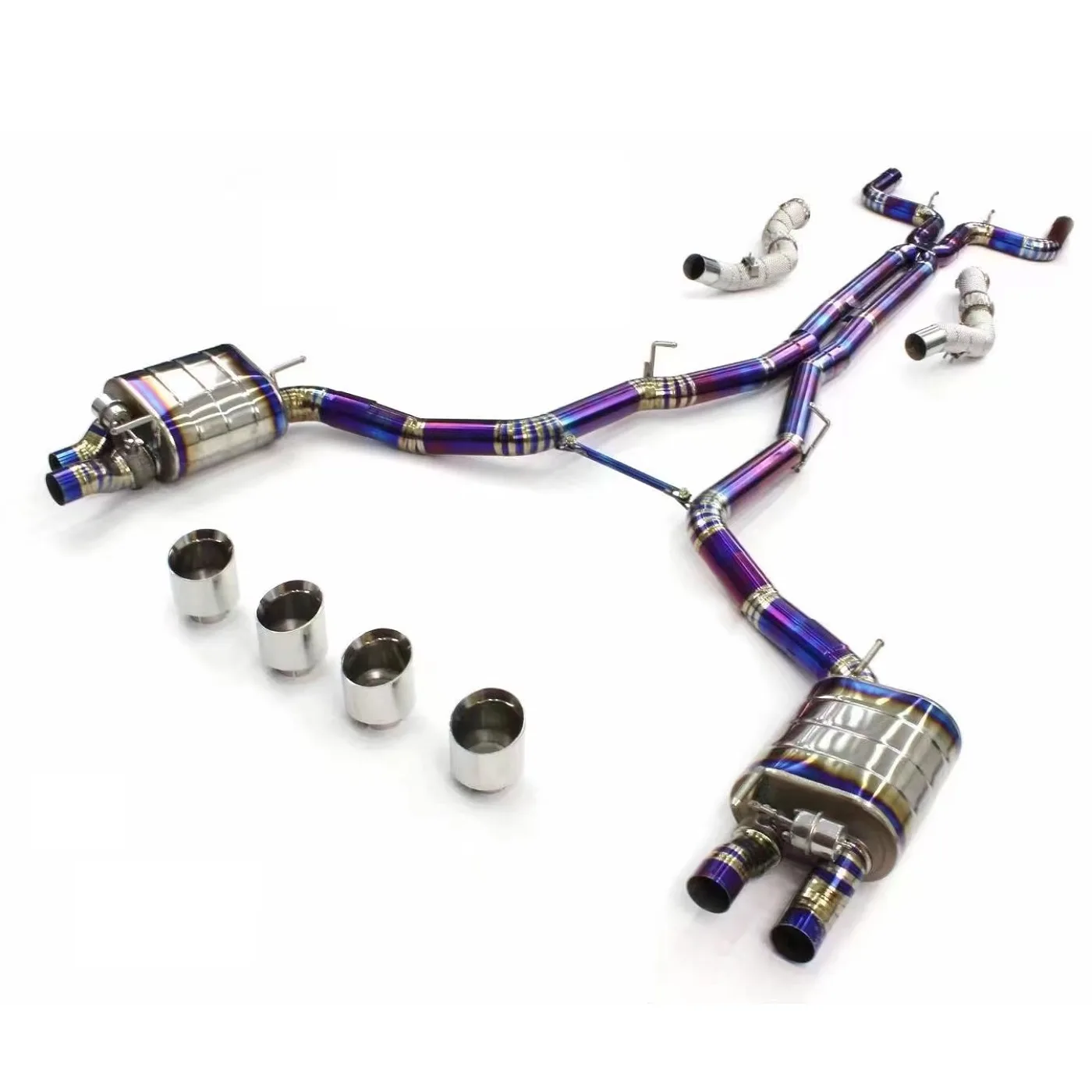 Титановая выхлопная система для системы Maserati Ghibli Valvetronic Catback